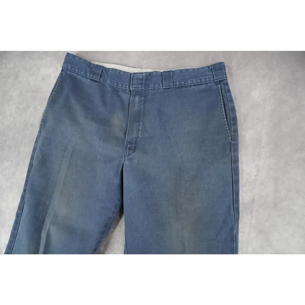 Dickies Faded Blue Straight Leg Work Pants Men’s Approx 38x28
